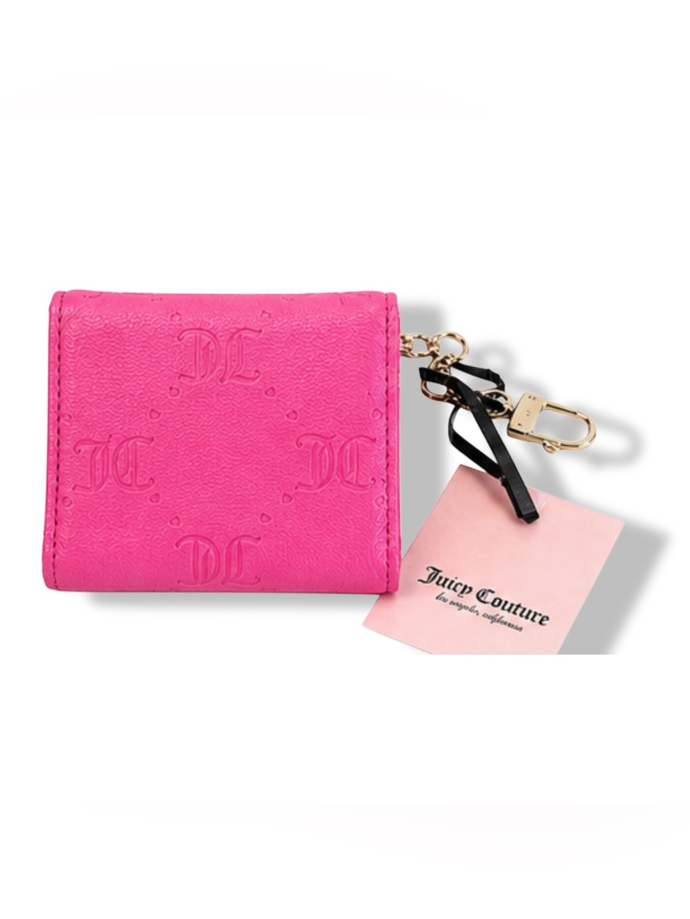 Juicy Couture Bright Pink Heart Logo Crossbody with Wallet - Picture 8 of 9